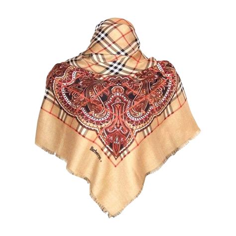 burberry shawl with pockets|traditional Burberry scarf.